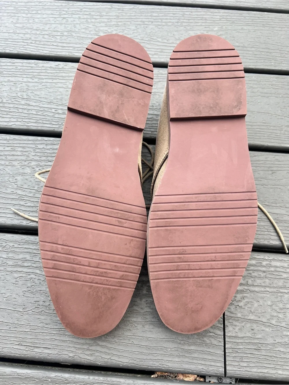 Banana Republic Men's Suede Chukka Boots in Beige